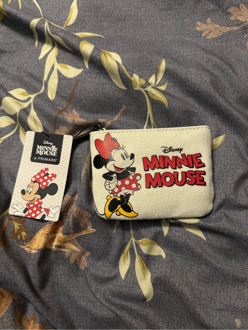 Primark Minnie Mouse Coin Purse in Cream, Red, Black, Yellow